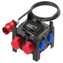 PCE 9030004 Mobilverteiler Kunststoff Baureihe IMST BV 2x16/5 5xSSD 2m5G2.5 St16 Ea S IP44