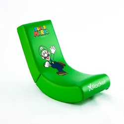 X Rocker Nintendo Super MarioTM Floor Rocker Gaming-Bodensessel im Luigi Design für Kinder & Jugendliche - grün