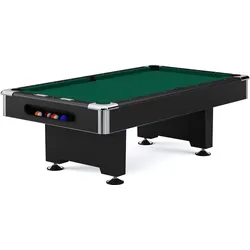 Automaten Hoffmann Billardtisch Billardtisch Club Pro III in Schwarz (224 x 112 cm)