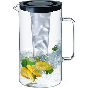 Bohemia-Cristal Krug Simax, 2,5l, mit Kühleinsatz und Deckel, Glas