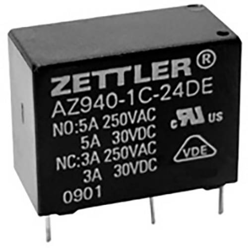 Zettler Electronics AZ940-1AB-24DS Printrelais 24 V/DC 10A 1 Schließer