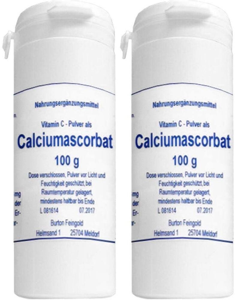 Calciumascorbat Feingold Pulver 2x 2x100 g