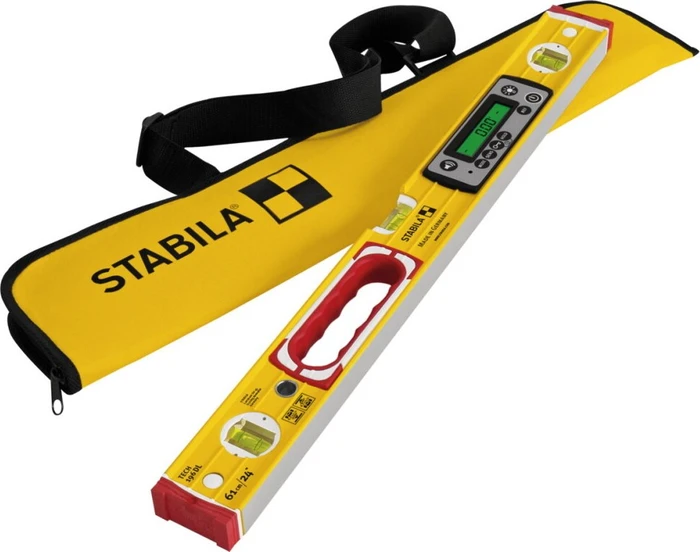 STABILA Digitale Wasserwaage TECH 196 DL 19829, Aluminium 61,0 cm