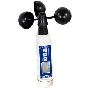 PCE Anemometer 420, mit Schalenkreuz, bis 35 m/s