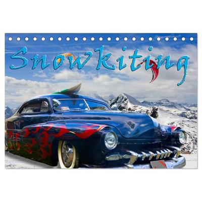 Snowkiting (Tischkalender 2027 DIN A5 quer), CALVENDO Monatskalender