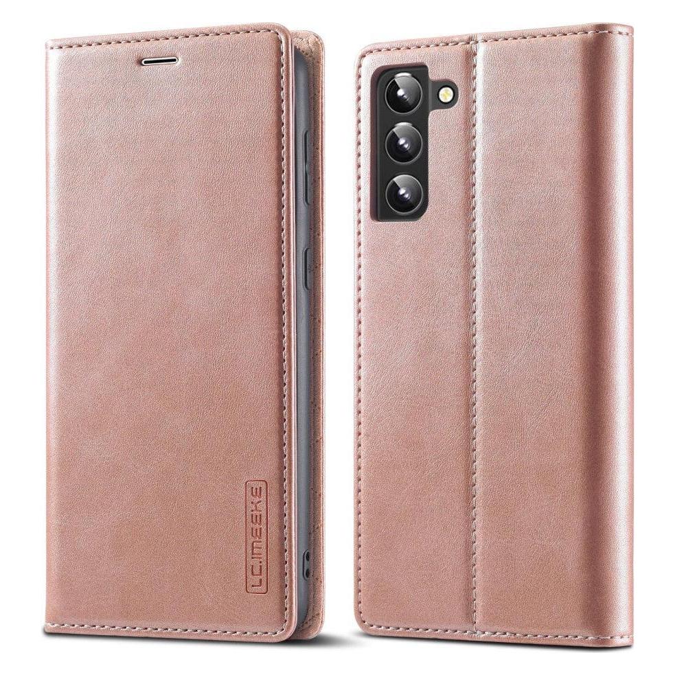 Cover-Discount Galaxy S22 - Stand Flip Case Hülle rosa (Samsung Galaxy S22) (101243412B)