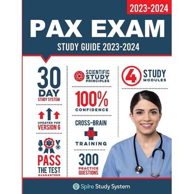 PAX Exam Study Guide, Taschenbuch von Nln Pax Study Guide Team,Spire Study System, Spire Study System, 978-1-950159-49-9