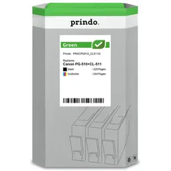 Prindo, Druckerpatrone, kompatibel mit Canon PG-510+CL-511  /mehrere Farben