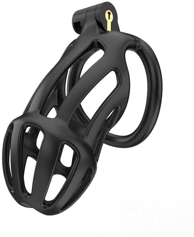 Rimba Cage de Chasteté à Pénis - M - Black - PC02