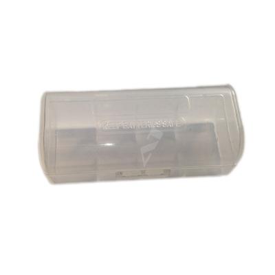 Efest Aufbewahrungsbox für 1x 26650, Abmessungen max. 26x67mm, meist nicht für geschützte Akku geeignet, transparent