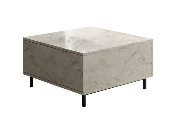 Salontisch Georis Travertin 100 Prozent Melaminbeschichtete Kiefer B 75 T 75 cm - Material: 100% Melaminbeschichtete Kiefer