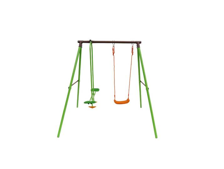 Habitat Garten Klettergerüst AUS Stahl lola Grün, Metall, 156x196x206 cm, Freizeit & Co, Gartenspielzeug