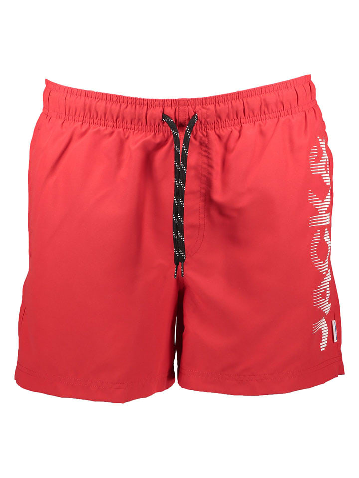 Jack & Jones Badeshorts "Haruba" in Rot - L