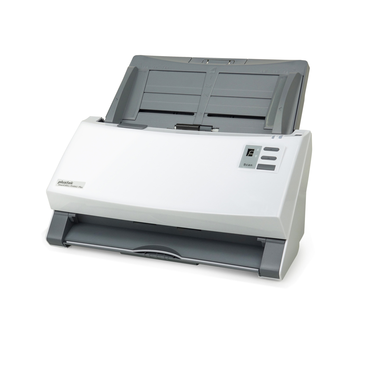 Plustek SmartOffice PS406U Plus, 216 x 5080 mm, 600 x 600 DPI, 48 Bit, 24 Bit, 16 Bit, 8 Bit