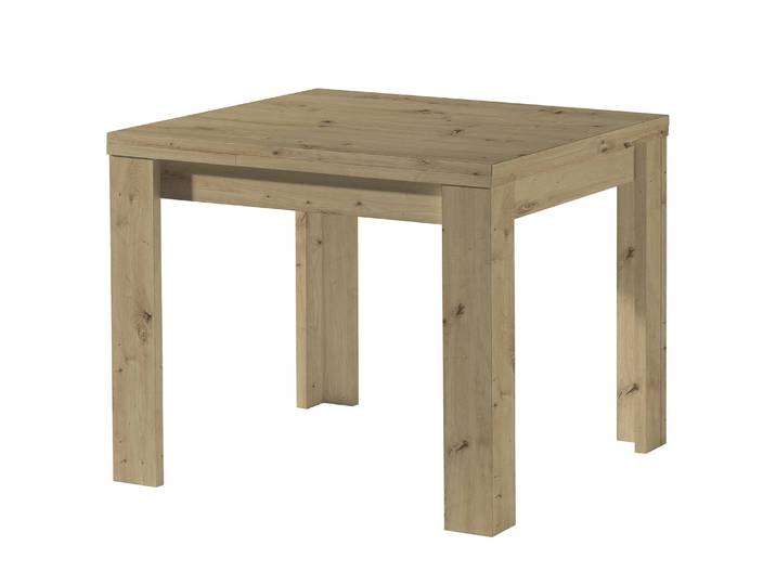 Table Dracy 80cm Imitation chêne noueux