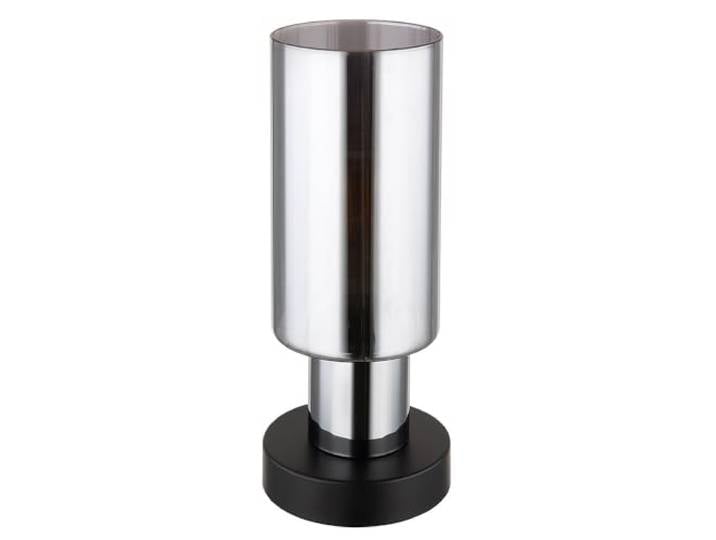 Tischleuchte Beistelllampe Nachttischlampe Schreibtischlampe Glas Rauchfarbe