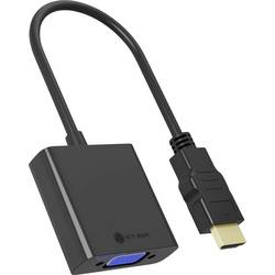 ICY BOX 61119 HDMI / VGA Adapter [1x HDMI® - 1x VGA] Schwarz 200 mm
