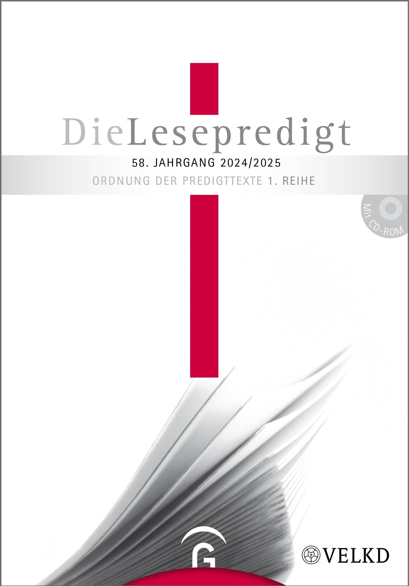Stephan Schaede - Die Lesepredigt 2024/2025: Mit CD-ROM. Loseblattausgabe (Die Lesepredigt, Perikopenreihe I) - Preis vom 19.10.2026 19:33:35 h