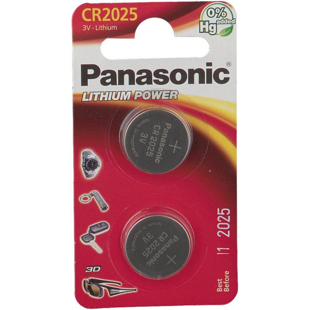 Batterien Lithium Zelle 3V Cr2025 2 St