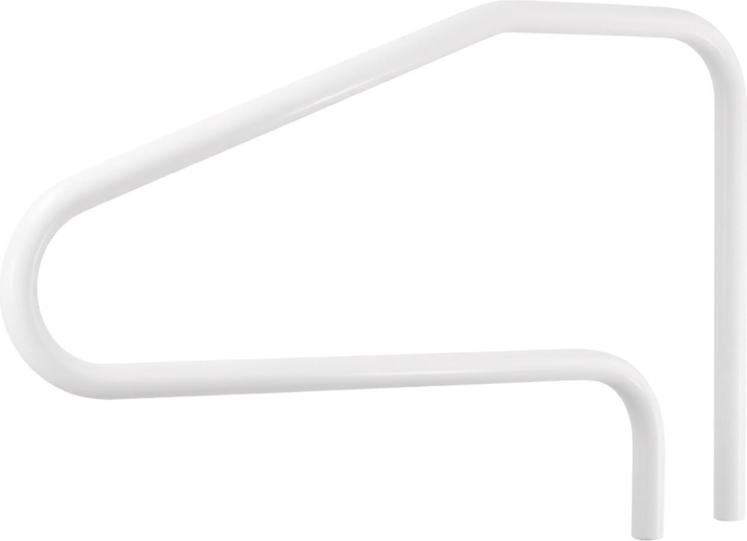 Pool- & Schwimmbad-Handlauf - Haltegriff/Einstiegshilfe - Edelstahl - 1220 x 48 x 813 mm - 100 kg Tragfähigkeit - Nahtlos geschweißt - Einbau- oder Sockelmontage