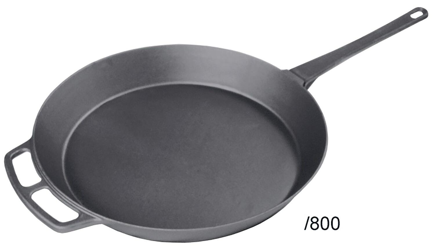 Eisenguss-Riesenpfanne 80 cm / 48 cm
