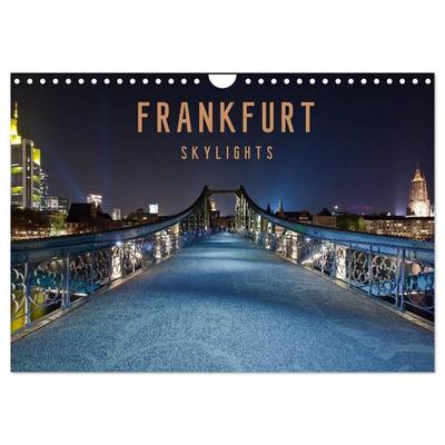 Frankfurt Skylights 2026 (Wandkalender 2026 DIN A4 quer), CALVENDO Monatskalender