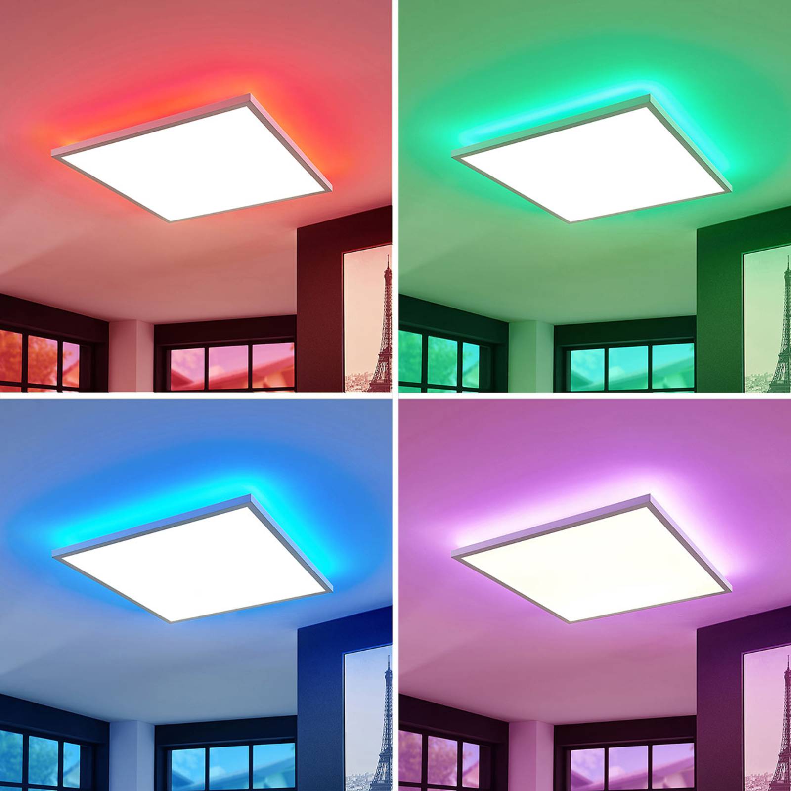 LED Panel Brenda Arcchio, dimmbar, weiß / opal, für Wohn- / Esszimmer, Modern, LED Panel