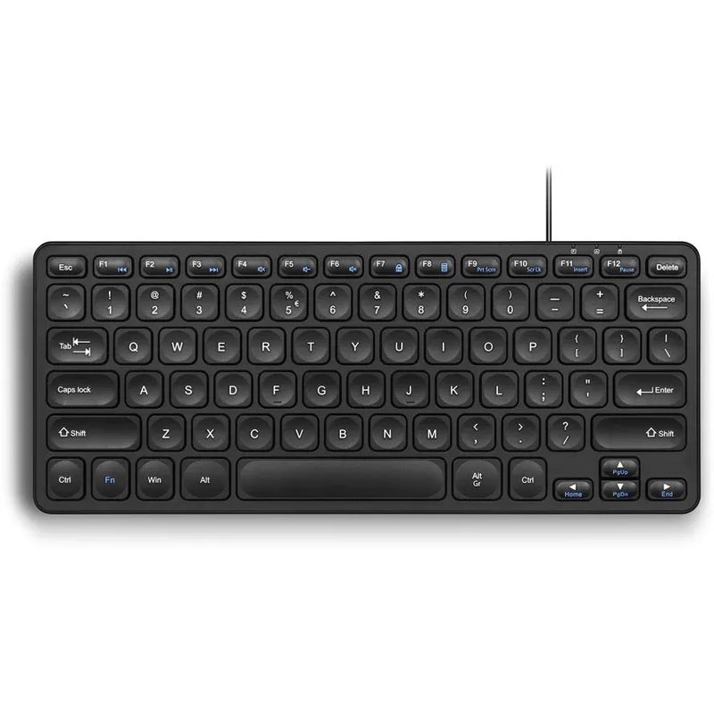 Perixx PERIBOARD 416 USB Deutsch schwarz (kabelgebunden)