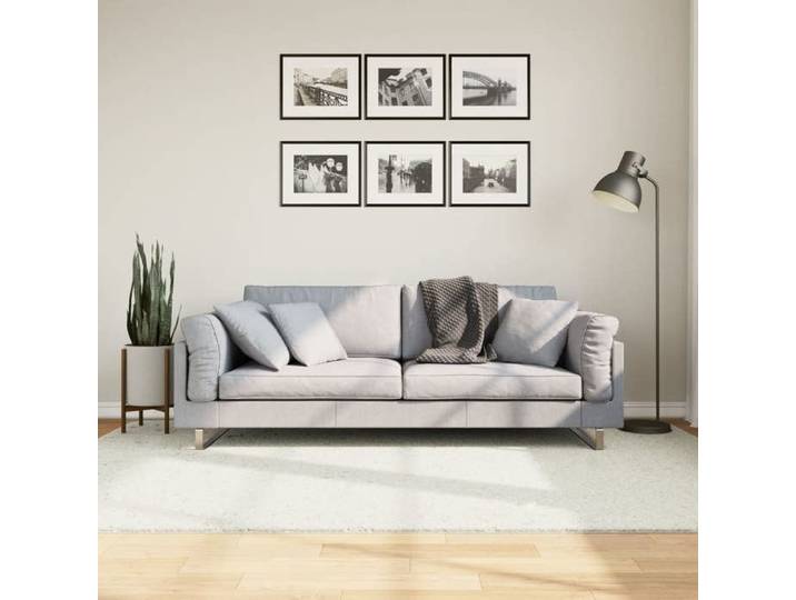 Tapis-Tapis de salon-Tapis Chambre OVIEDO à poils courts crème 160x230 cm 981092