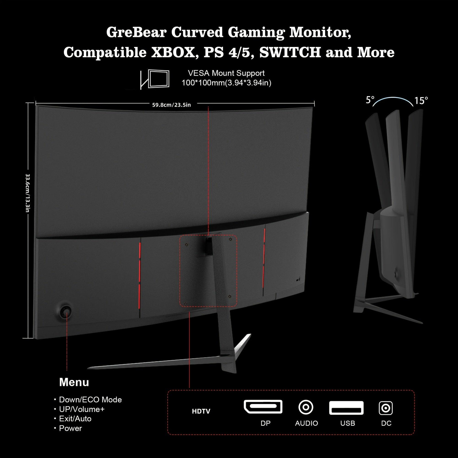 Selius 27 inch Curved Gaming Monitor