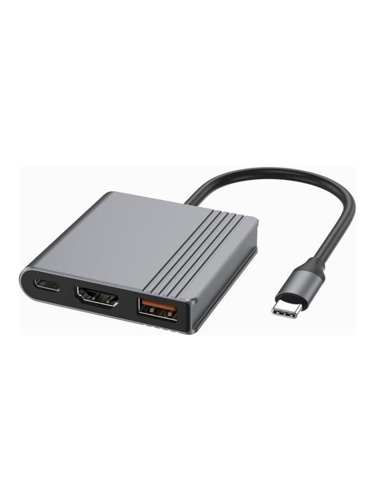 Gembird 3-Port USB-C USB-Hubs - USB 3.2 - 3 - Grau