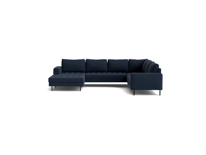 Rouge U-Form Sofa, links