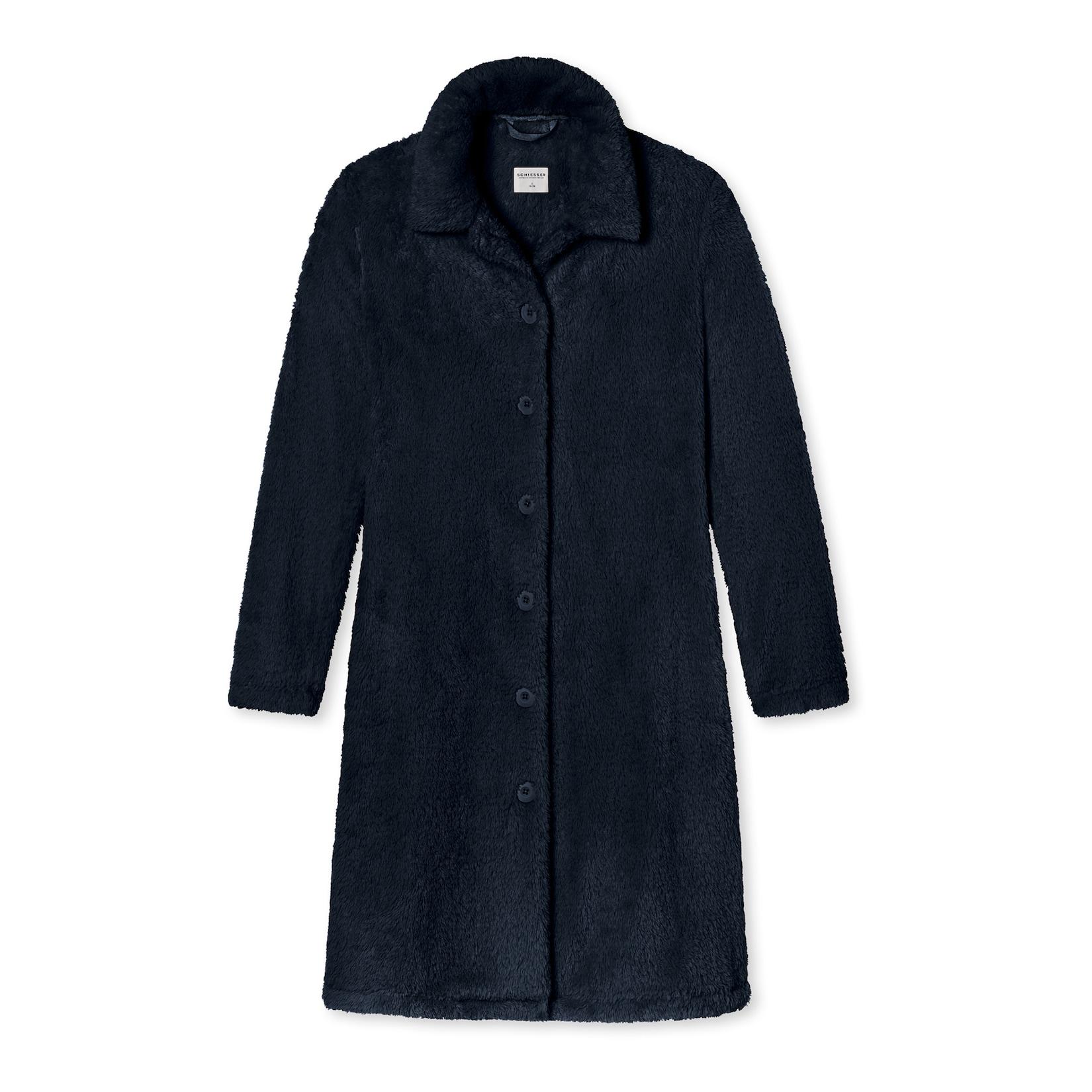 Schiesser Damen Bademantel Teddy Fleece 1er Pack