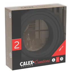 Calex | Textilummanteltes Kabel | 2x0,75mm2 | 1,5M | Orange | 60W