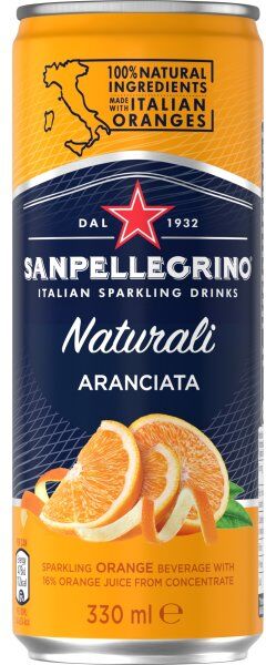 San Pellegrino M/appelsin 33 Cl