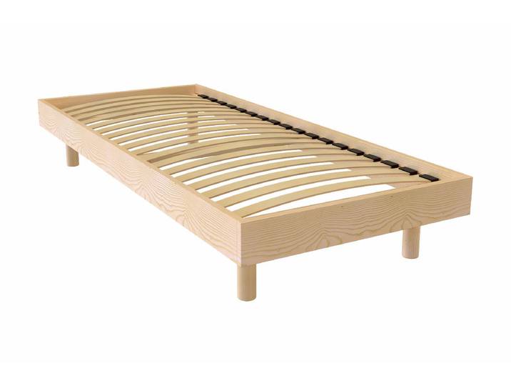 Sommier à lattes 90x190 bois Kit Noé 90x190 Vernis Naturel