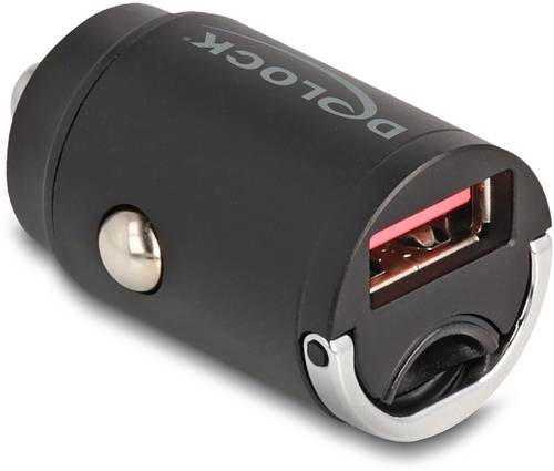 Delock 64277 USB Ladegerät 18W 1x USB-A Schwarz KFZ, LKW Schnellladegerät
