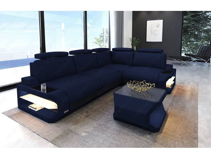 Stoff Ecksofa Siena L-Form
