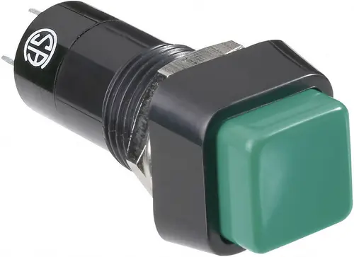 TRU Components 1587866 TC-R13-23A-05DGN Drucktaster 250 V/AC 1.5A 1 x Aus/(Ein) tastend