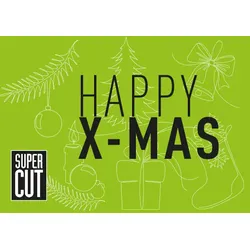 Super Cut Gutschein Trägerkarte Weihnachten