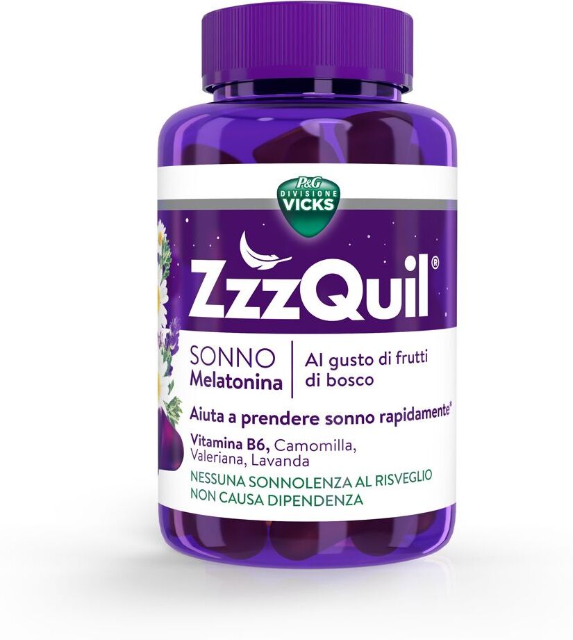 PROCTER & GAMBLE SRL ZzzQuil Natura, 60 Pastiglie Gommose