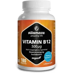 Vitamin B12 500 ug hochdosiert vegan