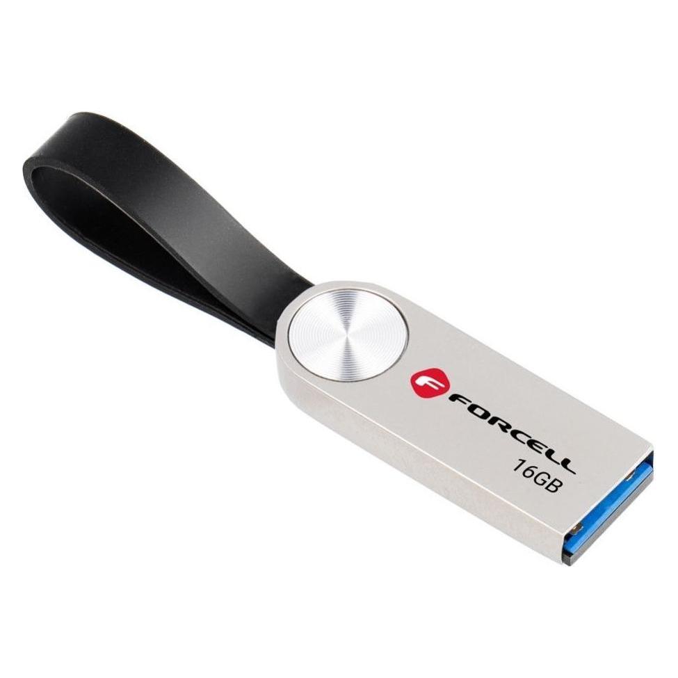 Forcell Memory cards F-DATA pendrive Metal 16GB USB3.2 Gen 1 (USB A) silver (16 GB, USB-A) (59828597)