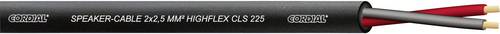 Cordial CLS 225 Black 100-GY Lautsprecherkabel 2 x 2.5mm² Grau Meterware