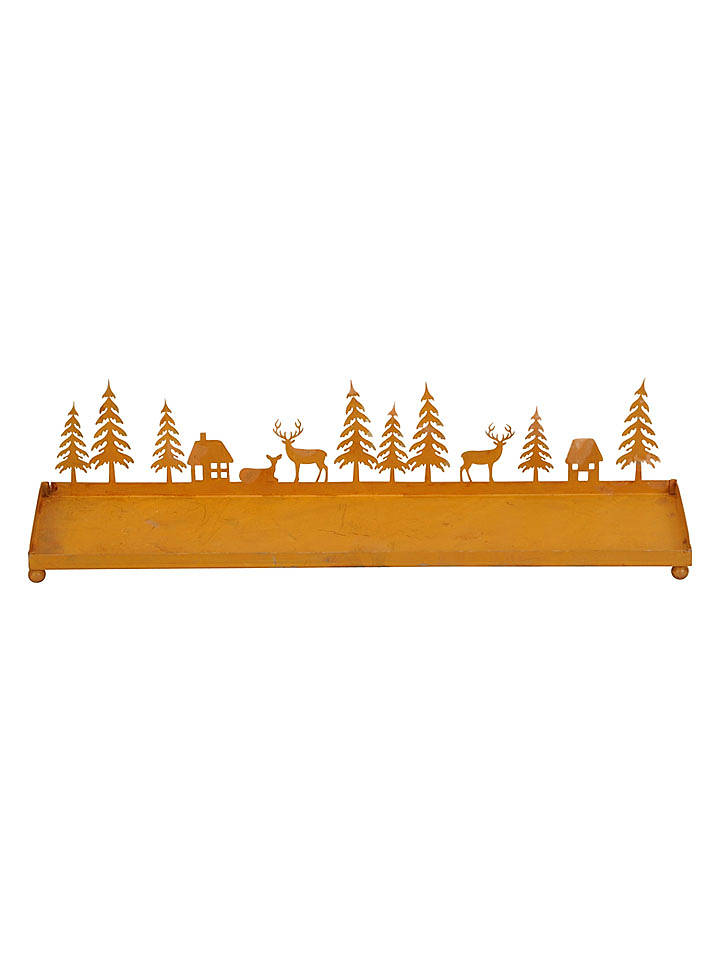 POSIWIO Dekotablett in Orange - (L)38 cm - onesize