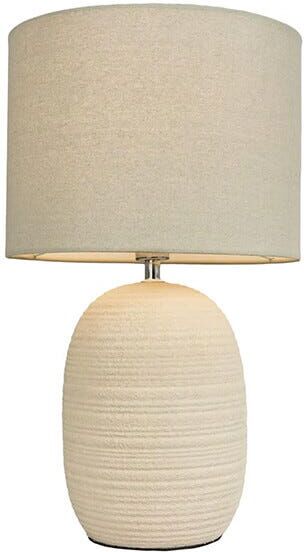 BHS Ceramic Beehive Cream Table Lamp