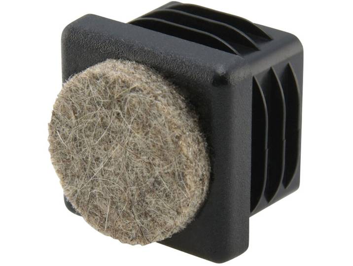 Möbelgleiter PLUG schwarz Wollfilz
