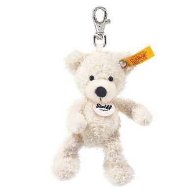 Steiff 111785 - Schlüsselanhänger Lotte Teddybär, weiß 12cm