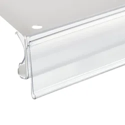 Scannerschiene OK für Otto-Kind-Regalböden 990 mm, PVC, transparent