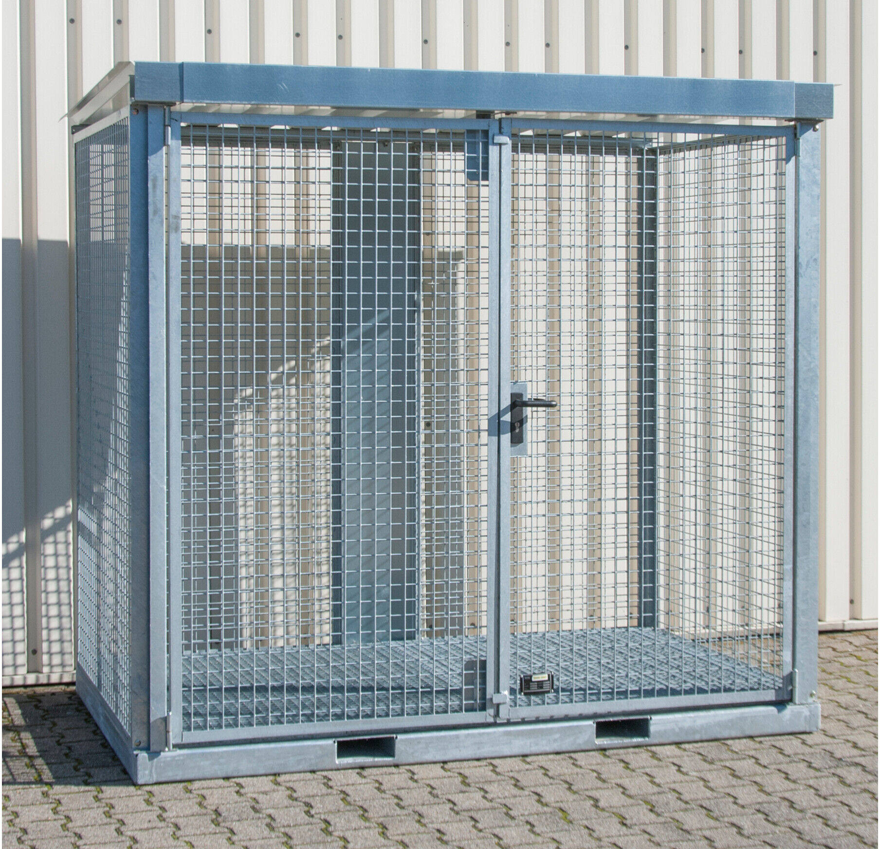 Bauer Südlohn Gasflaschen-Container GFC-E/G M3, feuerverzinkt (4477-22-1000-0007)